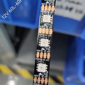 12V 60D 60Pix/m Digital SPI Pixel RGBic LED Strip GS8208 WS2815 MT16703 Every LED is Addressable