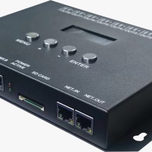 8 Ports ArtNet DMX SPI Pixel LED Controller A8S with SD Card Support UCS1903 WS2811 MT16703 TM1934 FW1935 TM1834 UCS2904B TM512AC
