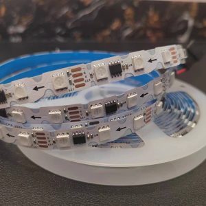 Zigzag 12V Dual Data SPI Digital Pixel RGBic LED Strip Break Point Continue